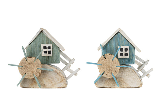 Water Wheel Decor (Set of 2)