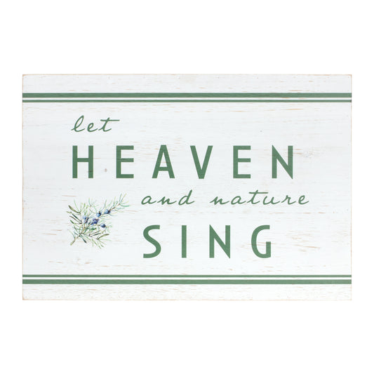 Rustic Wood Christmas Sentiment Sign 20"L