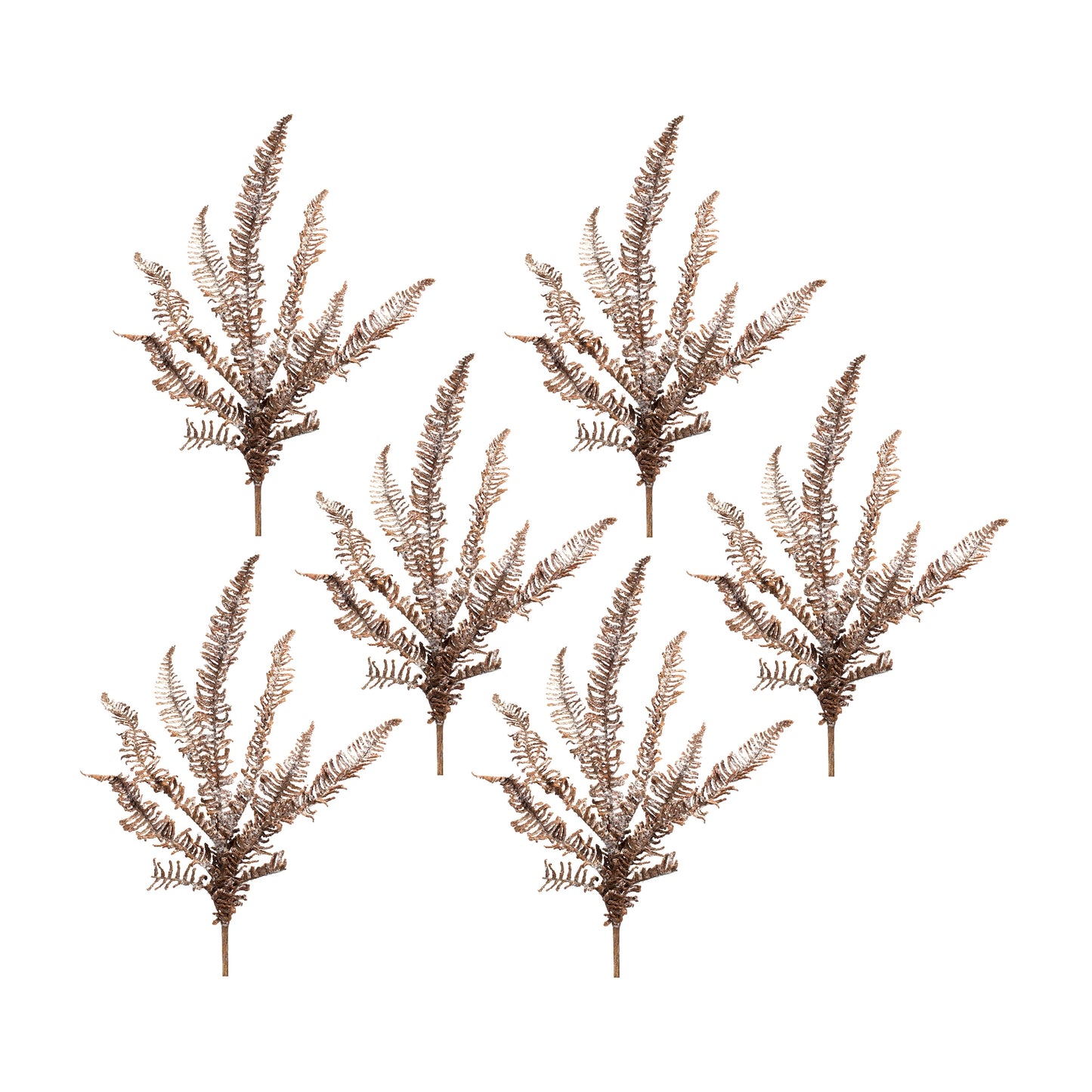 Icy Winter Fern Spray (Set of 6)