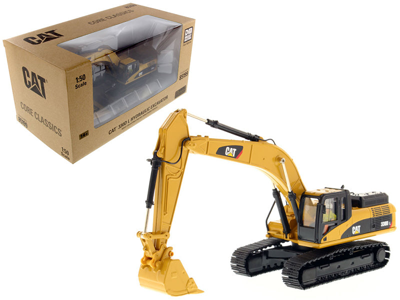 Diecast Masters CAT Caterpillar 330D L Hydraulic Excavator with Operator "Core Classics Series" 1/50 Diecast Model by Diecast Masters