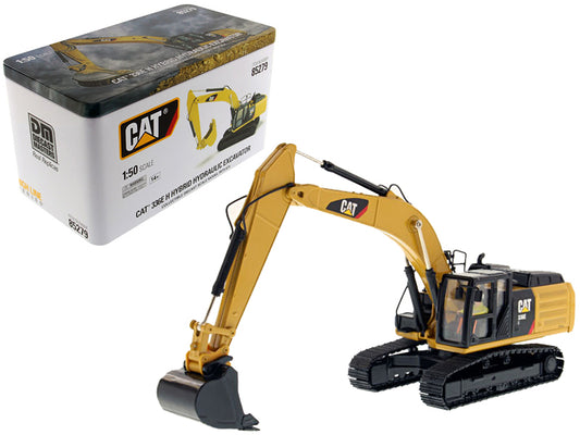 Diecast Masters CAT Caterpillar 336E H Hybrid Hydraulic Excavator with Operator "High Line Series" 1/50 Diecast Model by Diecast Masters