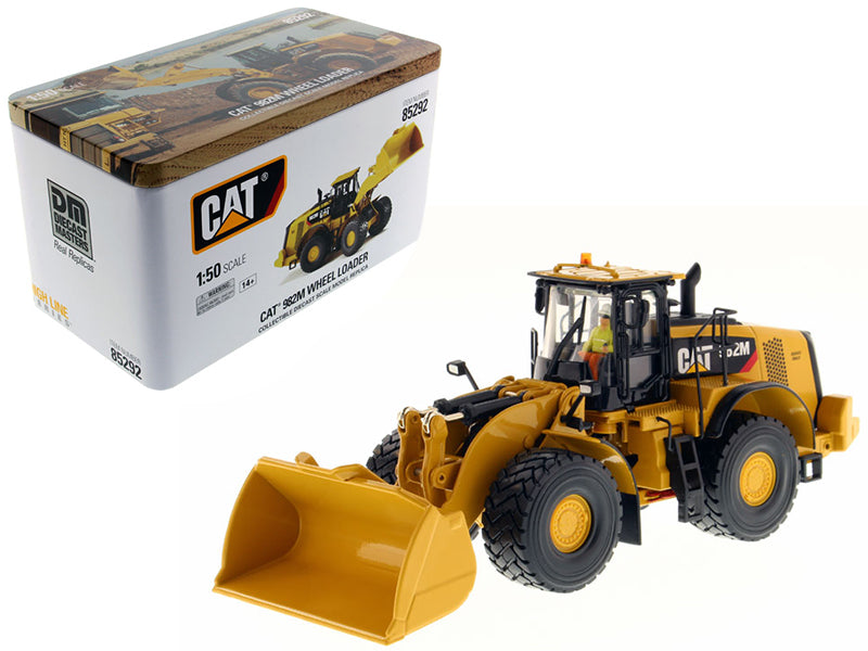 Diecast Masters CAT Caterpillar 982M Wheel Loader with Operator "High Line Series" 1/50 Diecast Model by Diecast Masters