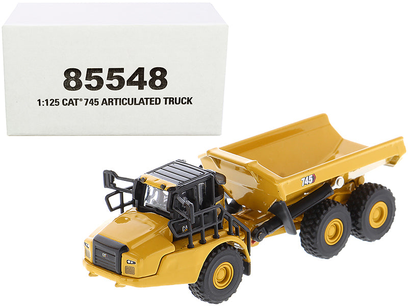 Diecast Masters CAT Caterpillar 745 Articulated Dump Truck "High Line" Series 1/125 Diecast Model by Diecast Masters