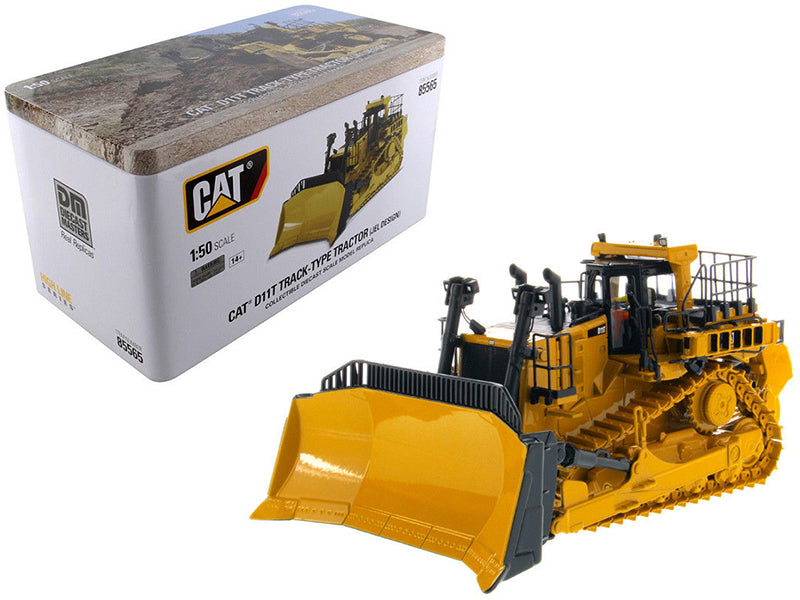 Diecast Masters Cat Caterpillar D11T Track Type Tractor Dozer "JEL" Design with Operator "High Line" Series 1/50 Diecast Model by Diecast Masters
