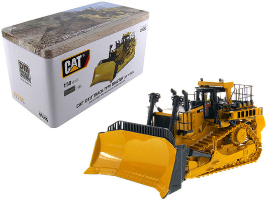 Diecast Masters Cat Caterpillar D11T Track Type Tractor Dozer "JEL" Design with Operator "High Line" Series 1/50 Diecast Model by Diecast Masters