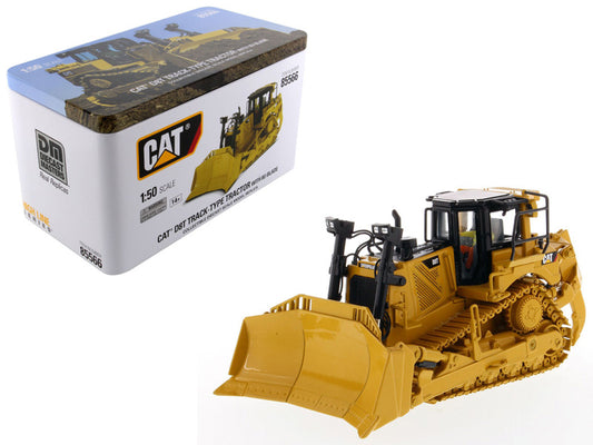 Diecast Masters CAT Caterpillar D8T Track Type Tractor Dozer with 8U Blade and Operator "High Line Series" 1/50 Diecast Model by Diecast Masters