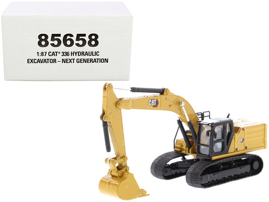 Diecast Masters CAT Caterpillar 336 Next Generation Hydraulic Excavator "High Line" Series 1/87 (HO) Scale Diecast Model by Diecast Masters