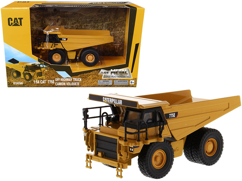 Diecast Masters CAT Caterpillar 775E Off-Highway Dump Truck "Play & Collect!" 1/64 Diecast Model by Diecast Masters