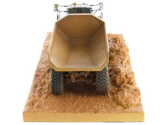 Diecast Masters CAT Caterpillar 745 Articulated Truck with Operator (Dirty Version) "Weathered" Series 1/50 Diecast Model by Diecast Masters