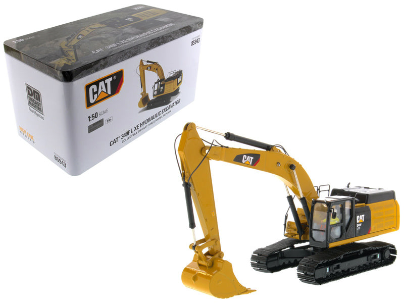 Diecast Masters CAT Caterpillar 349F L XE Hydraulic Excavator with Operator "High Line" Series 1/50 Diecast Model by Diecast Masters