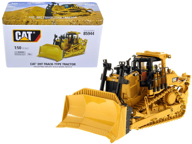 Diecast Masters CAT Caterpillar D9T Track-Type Tractor with Operator "High Line Series" 1/50 Diecast Model by Diecast Masters