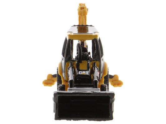 Diecast Masters CAT Caterpillar 420E Backhoe Loader Yellow "Micro-Constructor" Series Diecast Model by Diecast Masters