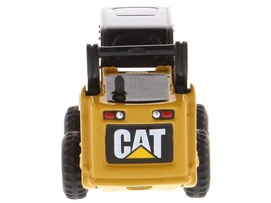 Diecast Masters CAT Caterpillar 272C Skid Steer Loader Yellow "Micro-Constructor" Series Diecast Model by Diecast Masters