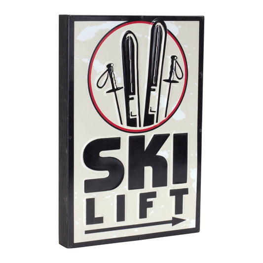 Ski Lift Lodge Sign 15.75"H