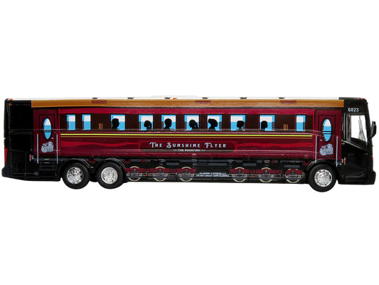 Iconic Replicas Van Hool CX-45 Coach Bus Academy Bus Lines "The Sunshine Flyer: The Rockfish" 1/87 Diecast Model by Iconic Replicas