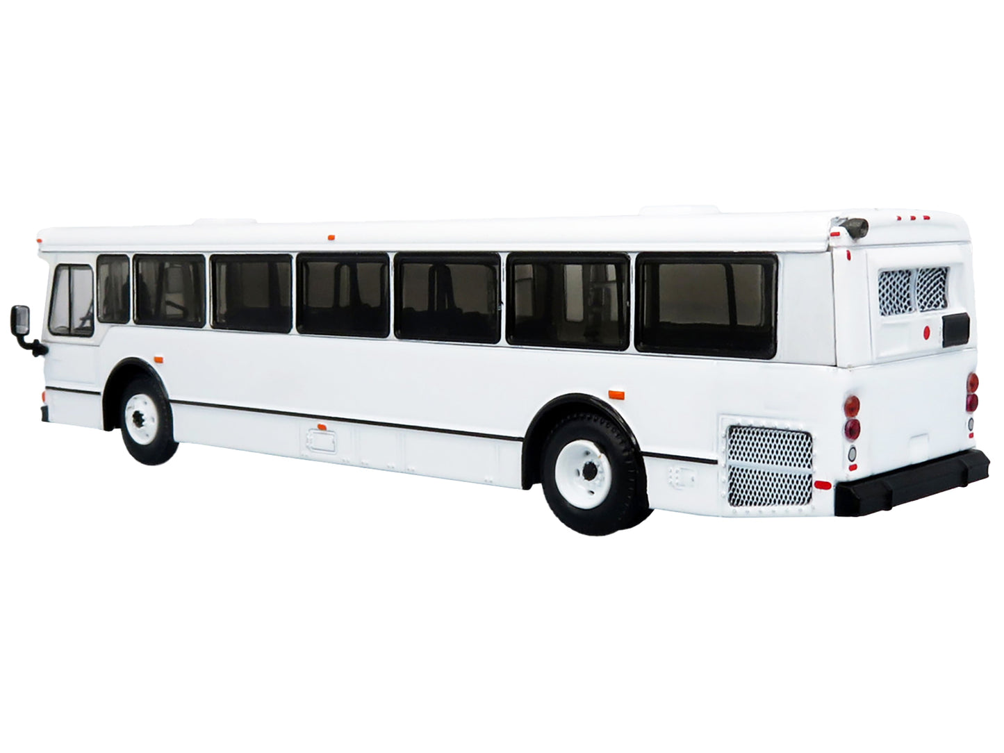 Iconic Replicas 2006 Orion V Transit Bus Blank White Limited Edition "The Vintage Bus and Motorcoach Collection" 1/87 (HO) Diecast Model by Iconic Replicas