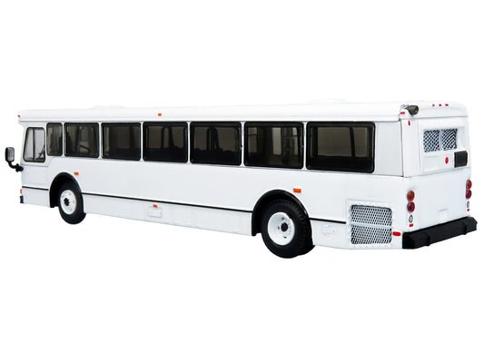 Iconic Replicas 2006 Orion V Transit Bus Blank White Limited Edition "The Vintage Bus and Motorcoach Collection" 1/87 (HO) Diecast Model by Iconic Replicas