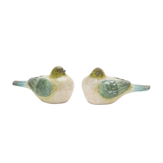 Cottage Bird Figurine (Set of 2)