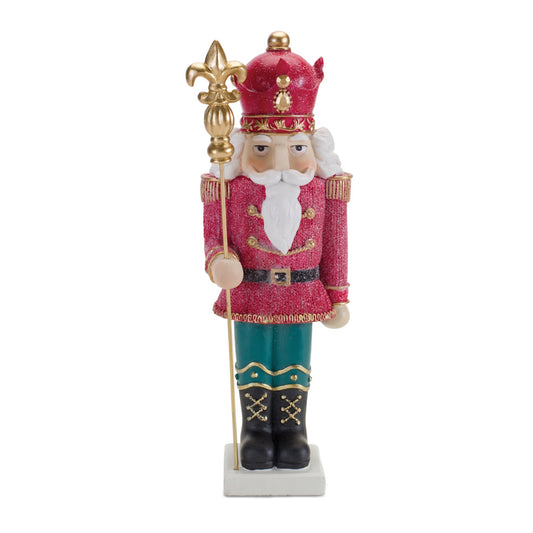 Glittered Nutcracker Figurine (Set of 2)