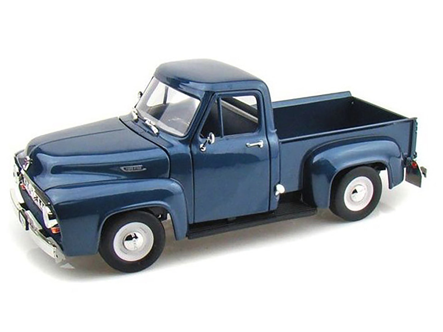 Road Signature 1953 Ford F-100 Pickup Dark Blue 1/18 Diecast Model Car by Road Signature
