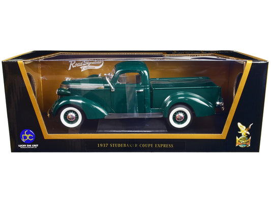 Road Signature 1937 Studebaker Express Pickup Truck Green 1/18 Diecast Model Car by Road Signature