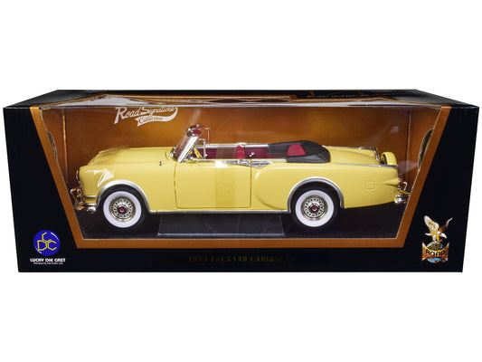 Road Signature 1953 Packard Caribbean Yellow 1/18 Diecast Model Car by Road Signature