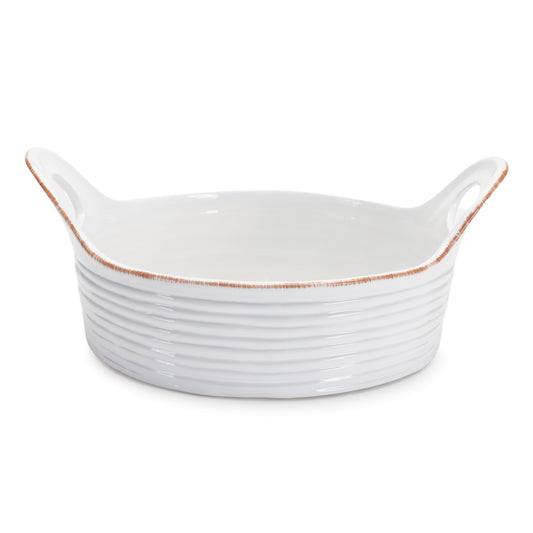 Ceramic Bowl with Handles (Set of 2)