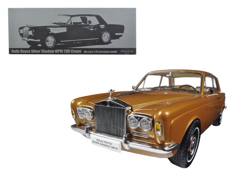 Paragon 1968 Rolls Royce Silver Shadow Bronze 1/18 Diecast Model Car by Paragon