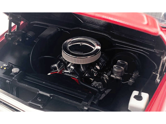 Acme 1970 GMC Jimmy Red Metallic with White Top "Slammed Custom" Limited Edition to 402 pieces Worldwide 1/18 Diecast Model Car by ACME