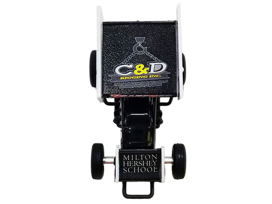 Acme Winged Sprint Car #3Z Brock Zearfoss "Moose's LZ Bar and Grill" Brock Zearfoss Racing "World of Outlaws" (2023) 1/18 Diecast Model Car by ACME