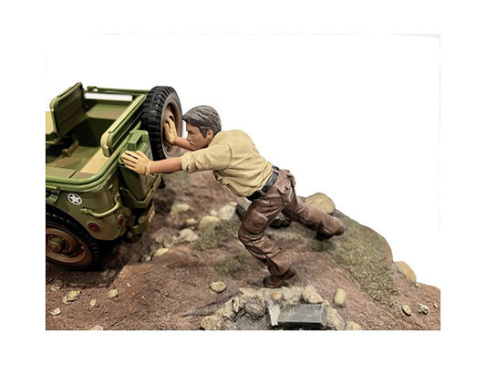 American Diorama "4X4 Mechanic" Figure 5 for 1/18 Scale Models by American Diorama