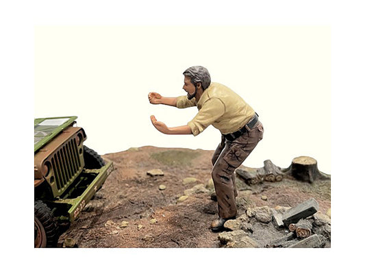 American Diorama "4X4 Mechanic" Figure 6 for 1/18 Scale Models by American Diorama
