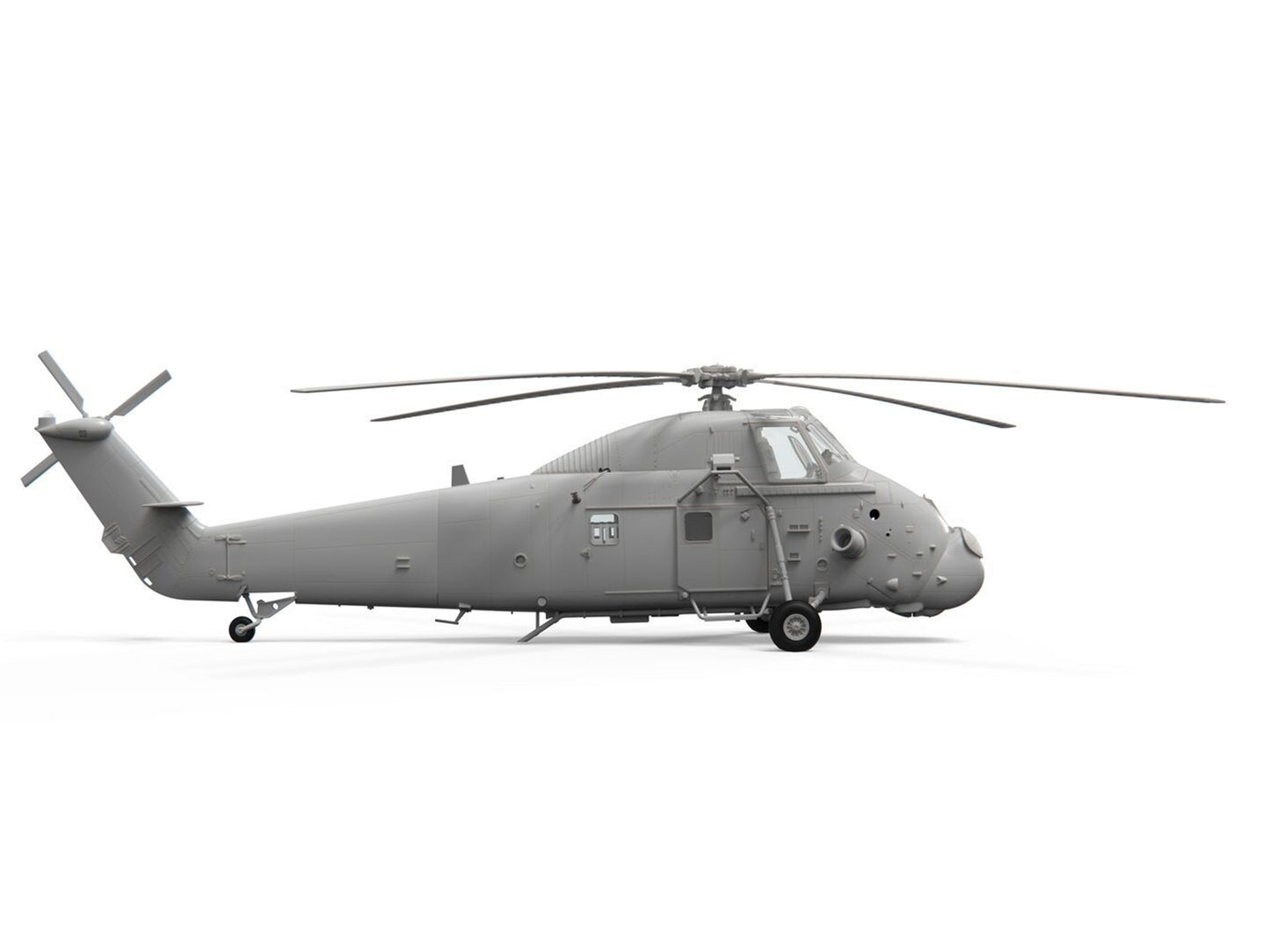 Level 2 Model Kit Westland Wessex HC.2 Helicopter with 3 Scheme Options 1/72 Plastic Model Kit by Airfix
