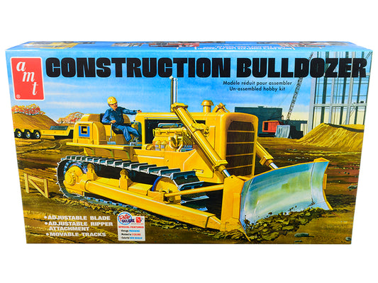 AMT Skill 3 Model Kit Construction Bulldozer 1/25 Scale Model by AMT