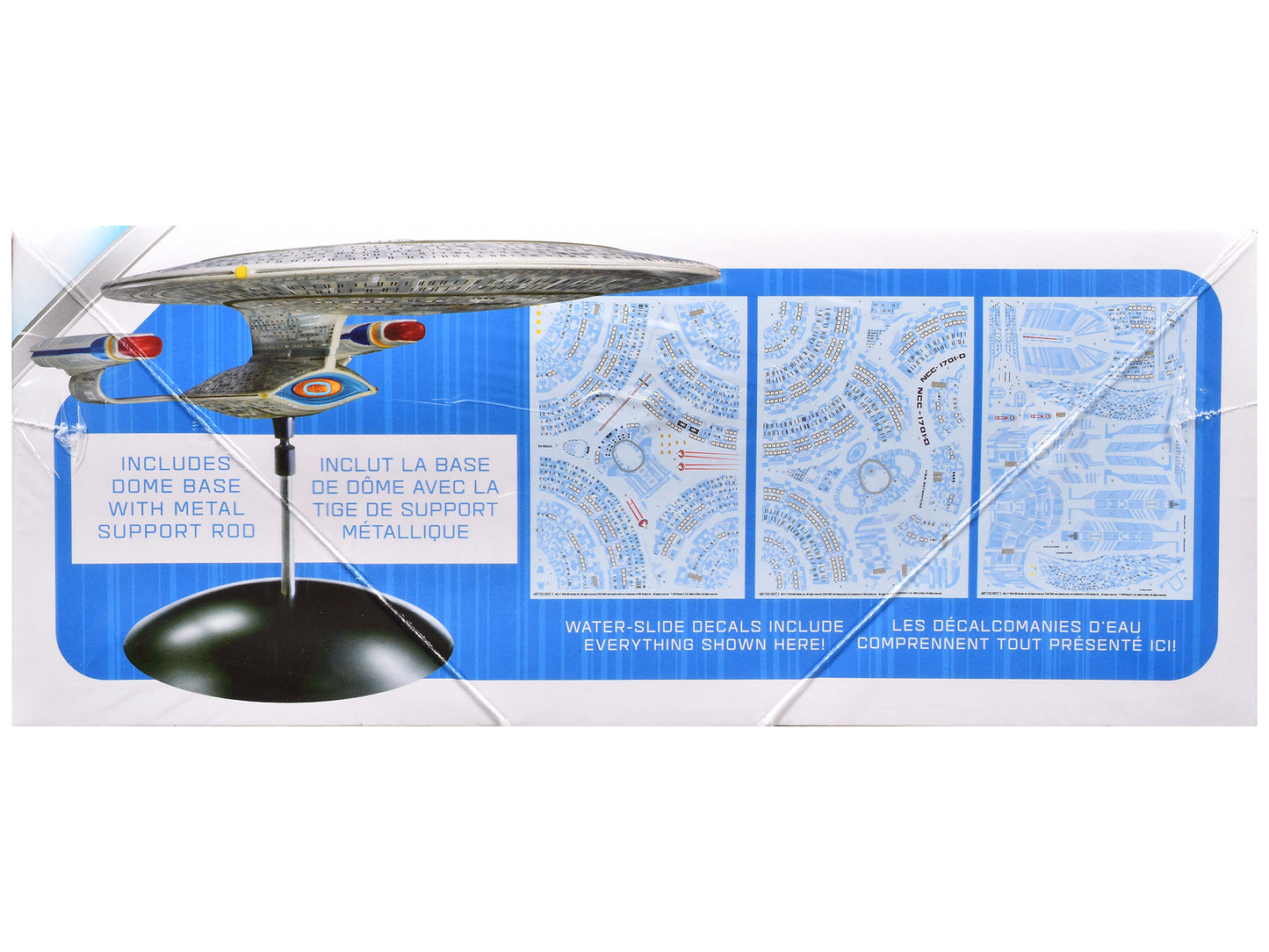 AMT Skill 2 Model Kit U.S.S. Enterprise NCC-1701-D Space Ship "Star Trek: The Next Generation" (1987) TV Series 1/2500 Scale Model by AMT