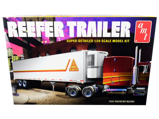 AMT Skill 3 Model Kit Reefer Trailer 1/24 Scale Model by AMT