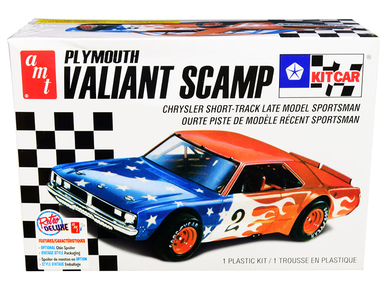AMT Skill 2 Model Kit Plymouth Valiant Scamp Kit Car 1/25 Scale Model by AMT