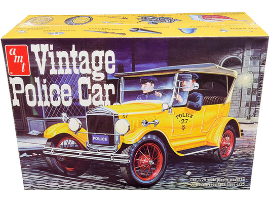 AMT Skill 2 Model Kit 1927 Ford T Vintage Police Car 1/25 Scale Model by AMT