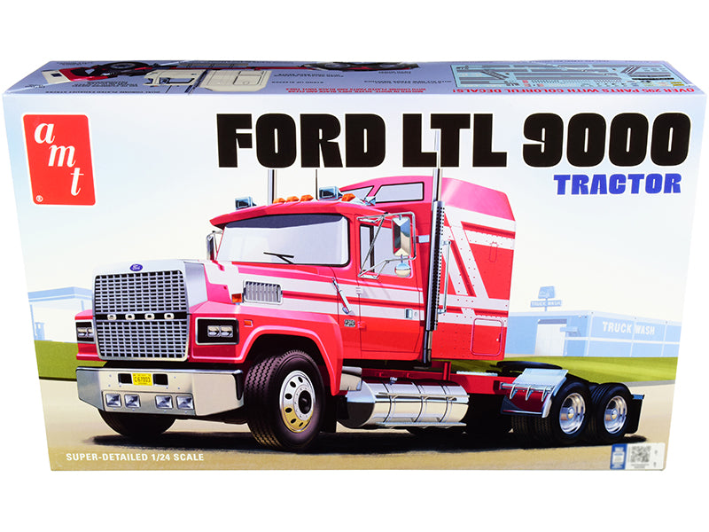 AMT Skill 3 Model Kit Ford LTL 9000 Semi Tractor 1/24 Scale Model by AMT
