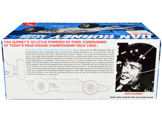 AMT Skill 2 Model Kit Dan Gurney Lotus Racer 1/25 Scale Model by AMT