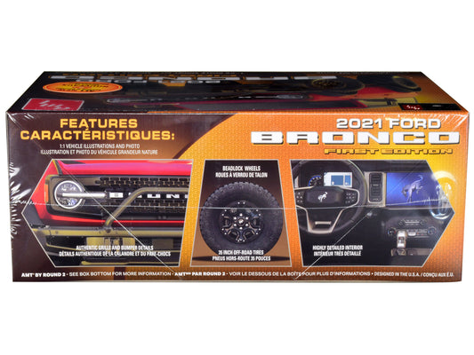 AMT Skill 2 Model Kit 2021 Ford Bronco First Edition 1/25 Scale Model by AMT
