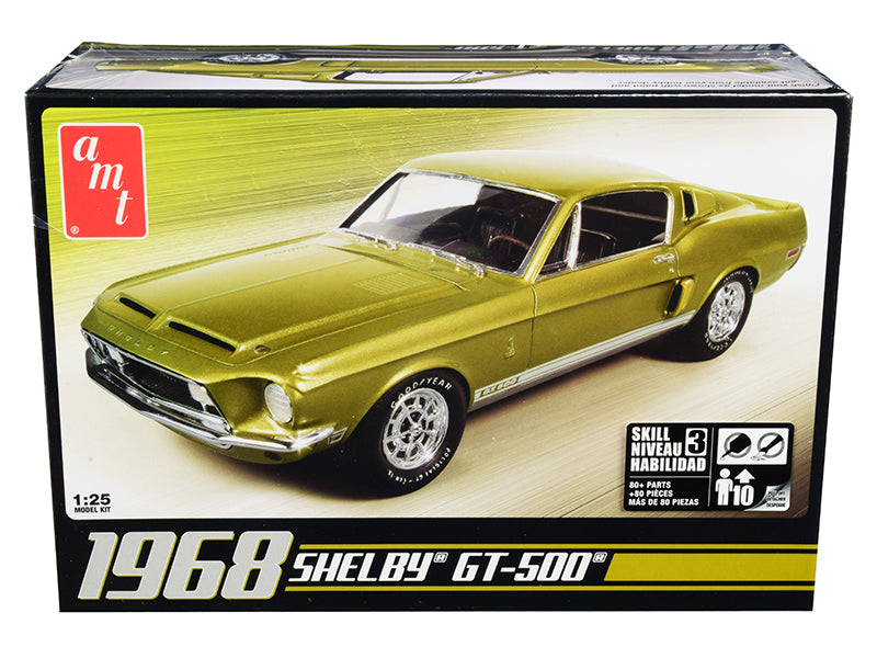 AMT Skill 3 Model Kit 1968 Ford Mustang Shelby GT-500 1/25 Scale Model by AMT