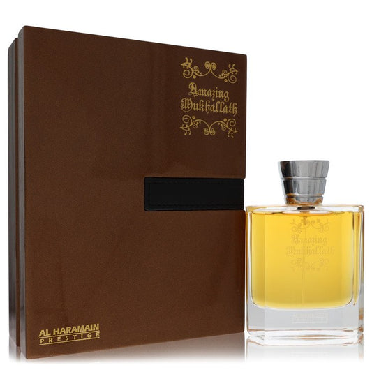 Al Haramain Amazing Mukhallath by Al Haramain Eau De Parfum Spray (Unisex) 3.4 oz for Men