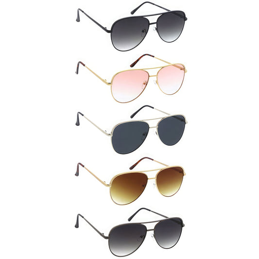 Unisex Classic Metal Round Frame