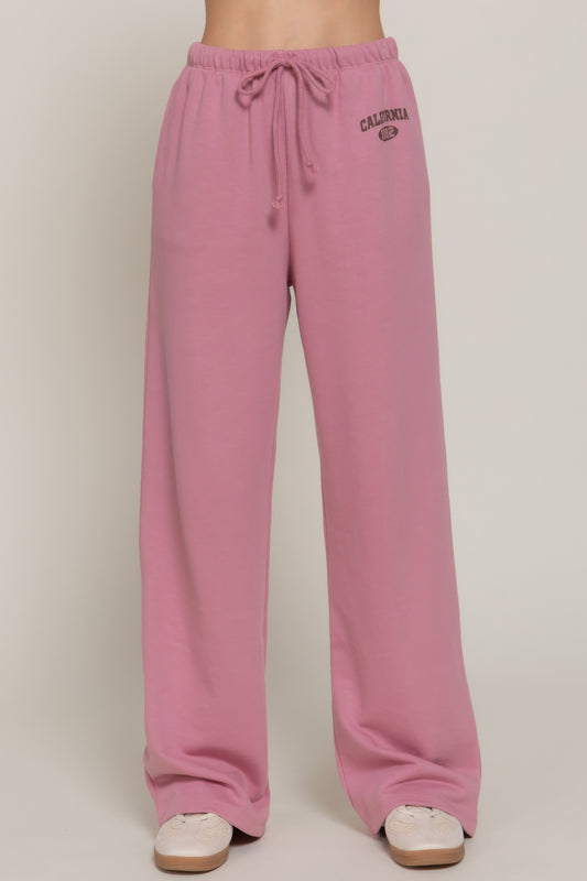 Waistband Print Detail Sweatpants