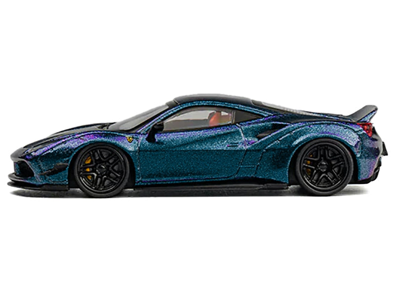 CM Models LB Works 488 Magic Purple Metallic 1/64 Diecast Model Car by CM Models