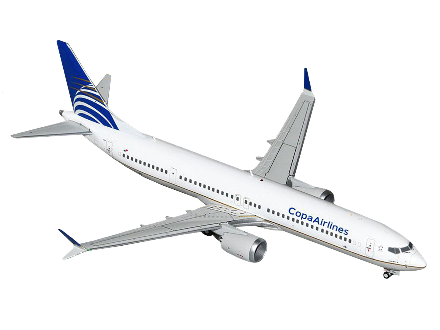 GeminiJets Boeing 737 MAX 9 Commercial Aircraft "Copa Airlines" (HP-9907CMP) White with Blue Tail "Gemini 200" Series 1/200 Diecast Model Airplane by GeminiJets