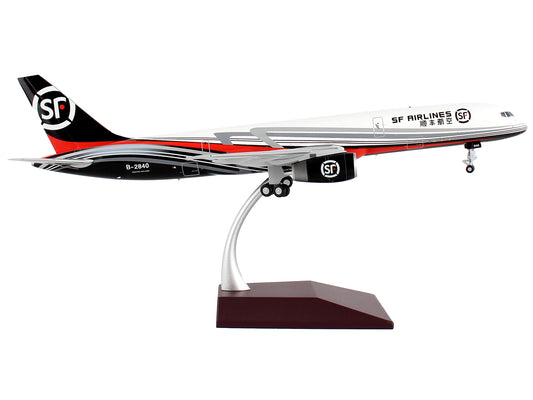 GeminiJets Boeing 757-200F Commercial Aircraft "SF Airlines" White and Black with Red Stripes "Gemini 200" Series 1/200 Diecast Model Airplane by GeminiJets