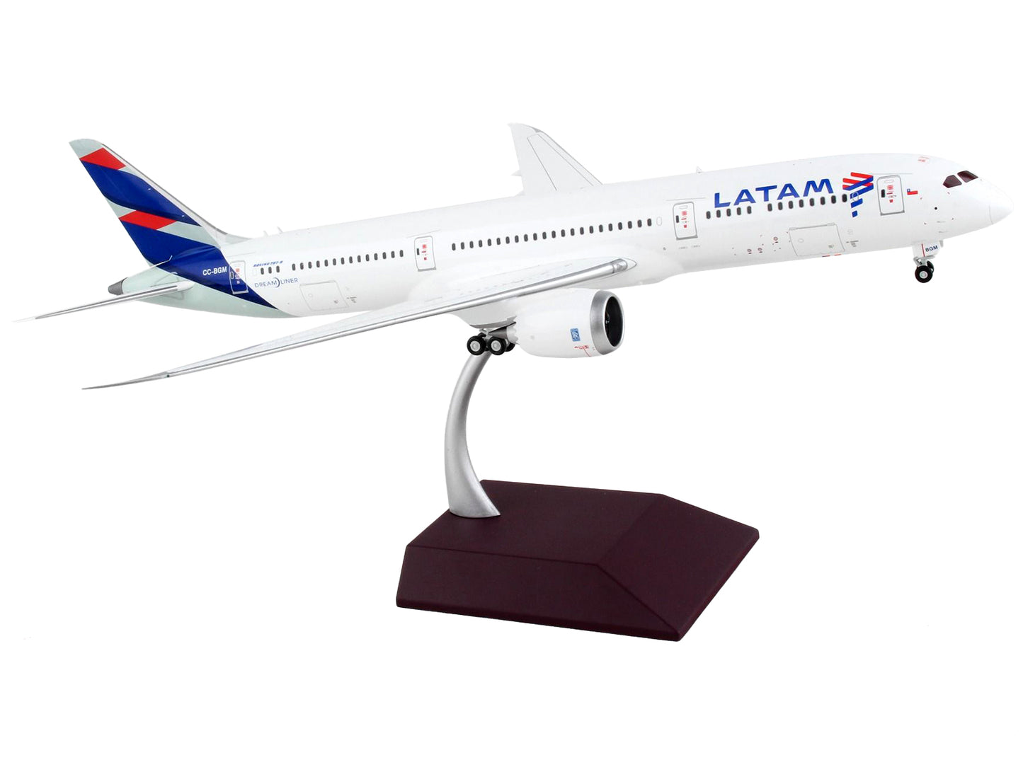 GeminiJets Boeing 787-9 Commercial Aircraft "LATAM Airlines" White with Blue Tail "Gemini 200" Series 1/200 Diecast Model Airplane by GeminiJets