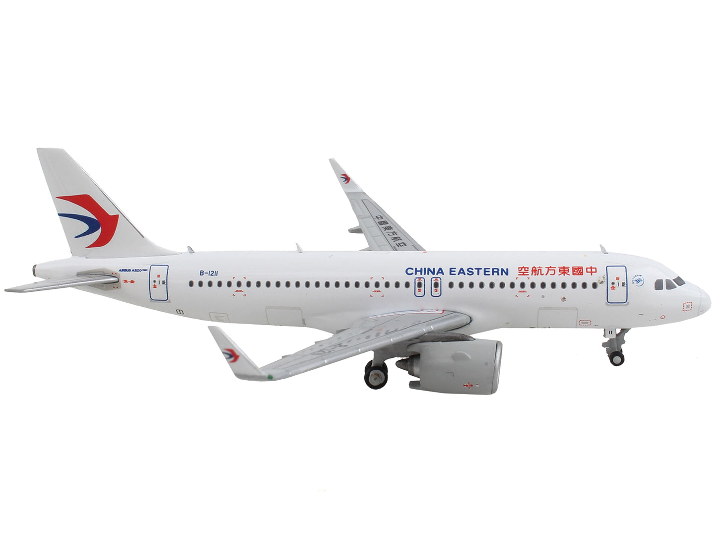 GeminiJets Airbus A320neo Commercial Aircraft "China Eastern Airlines" White 1/400 Diecast Model Airplane by GeminiJets